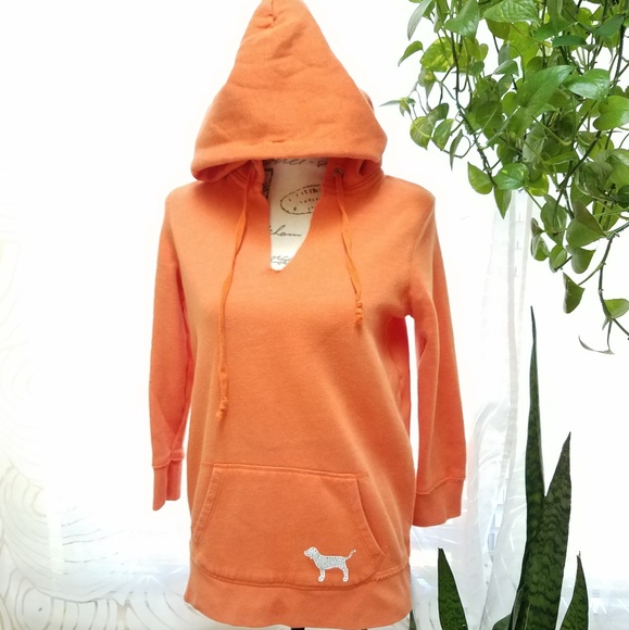 VS PINK Peace University Sweatshirt Hoodie Size M - Picture 1 of 5